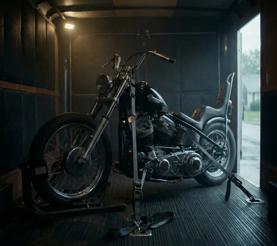 Enclosed Motorcycle Transport